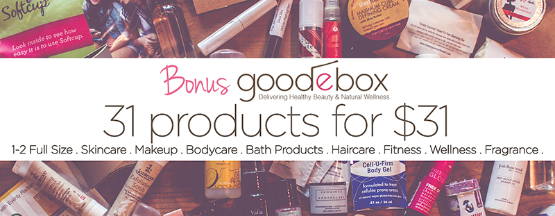 31 healthy beauty samples for $31